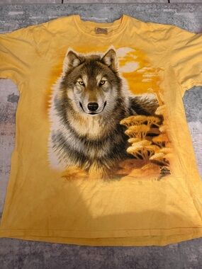 The Mountain Yellow Wolf T‑Shirt